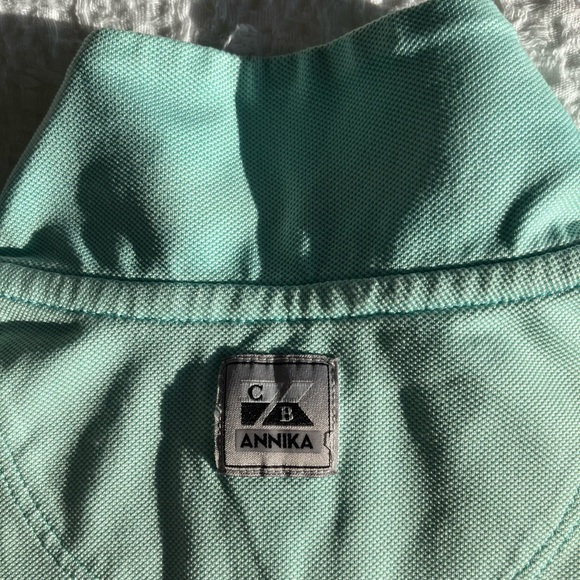 Annika Cutter & Buck Sleeveless Golf Polo Shirt Quarter Zip Activewear Size S - Picture 9 of 14